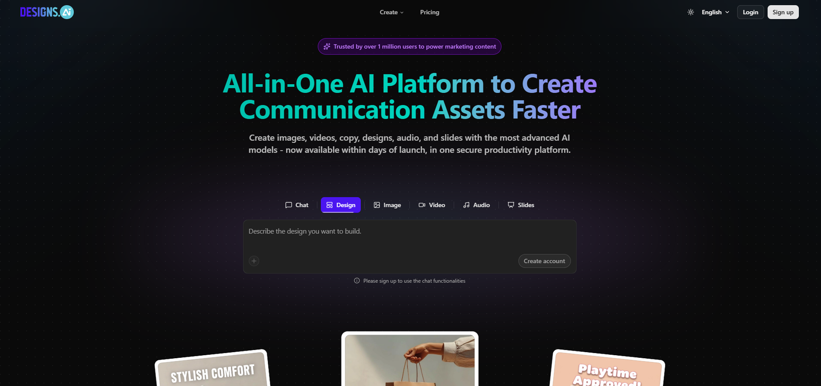 Designs.ai design tools