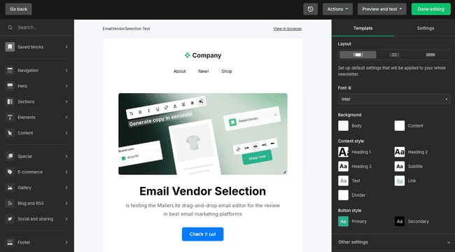 MailerLite Email Marketing Tool